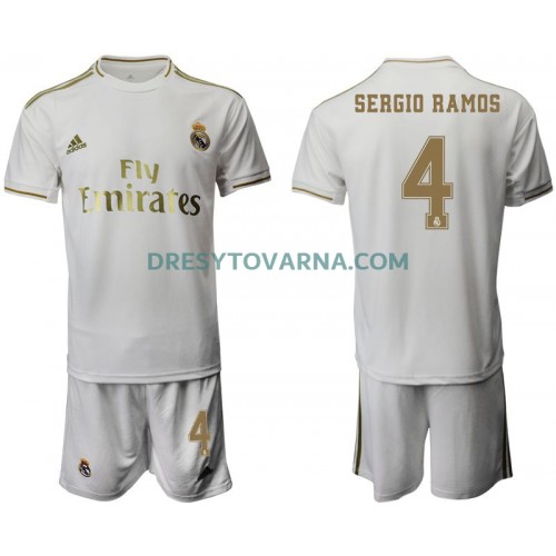 Dětský Fotbalový Dres Real Madrid Sergio Ramos 4 Domácí Dresy 2019-20 Dětský Fotbalový Dres Real Madrid Sergio Ramos 4 Domácí Dresy 2019-20